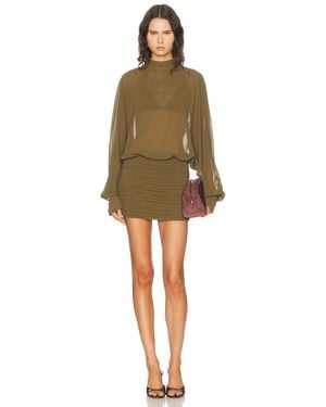 SER.O.YA Minette Mini Dress - Green