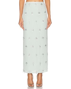 LEO LIN Clementine Embellished Maxi Skirt - Multicolor