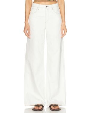 SIR. Stella Wide Leg Jeans - White