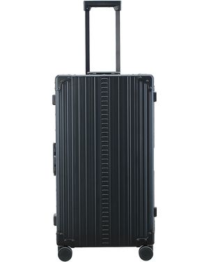 ALEON International Trunk Checked 30 Suitcase - Black