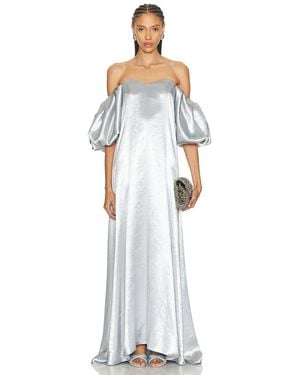 Caroline Constas Palmer Gown - White