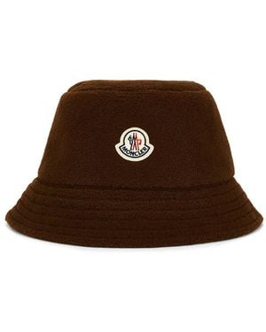 Moncler Reversible Teddy Bucket Hat - Brown