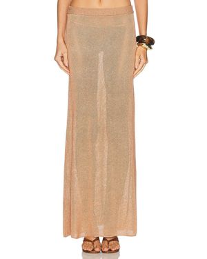 L'academie 'Academie Sivan Knit Skirt - Natural