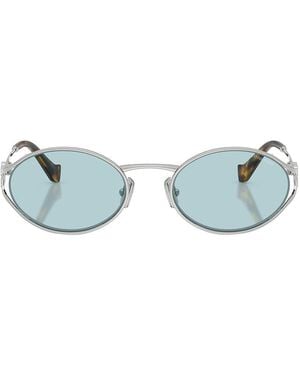 Miu Miu Round Sunglasses - Blue