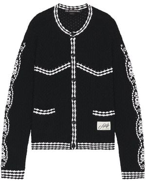 ANDERSSON BELL Fantasia Round-Neck Cardigan - Black
