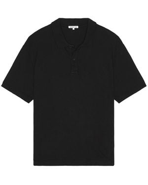 Cotton Citizen Lennon Polo Tee - Black