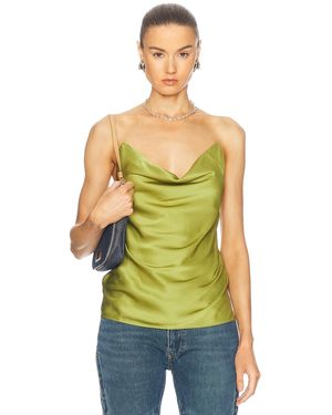 Y. Project Invisible Strap Tank Top - Green