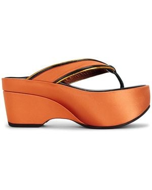 Dries Van Noten Platform Sandal - Orange