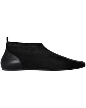 GIMAGUAS Mesh Bailarina Boot Flat - Black