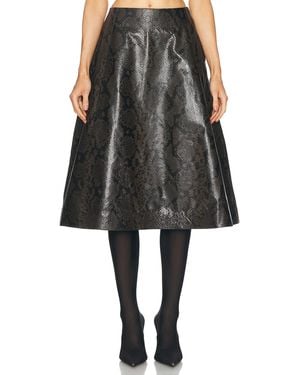 Balenciaga A Line Skirt - Black