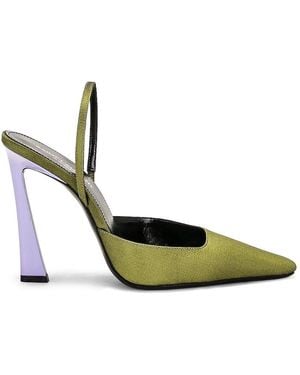 Saint Laurent Tom Slingback Pump - Green