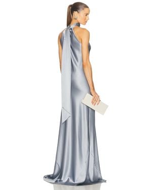 Galvan London Sienna Gown - White