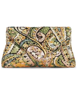 Dries Van Noten Medium Envelope With Chain Bag - Metallic