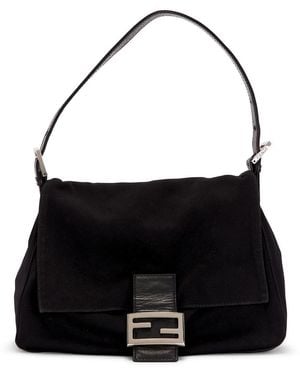 Fendi Mama Baguette Shoulder Bag - Black