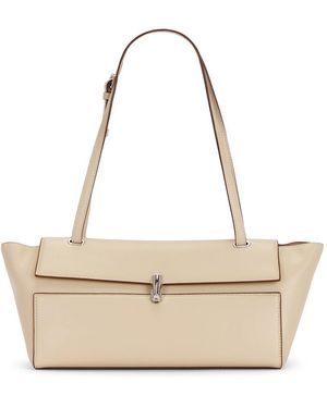 SAVETTE Trapeze Shoulder Bag - White