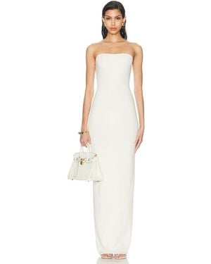 ÉTERNE Tube Maxi Dress - White