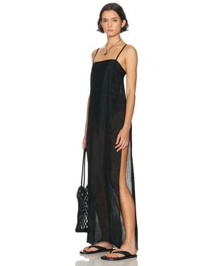 Matteau Sheer Cami Dress - Black
