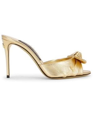 Dolce & Gabbana Mule Sandal - Metallic