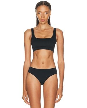 LDMA High Sculpt Ribbed Seamless Bra - Black