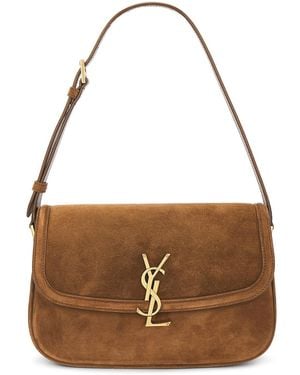 Saint Laurent Medium Solferino Bag - Brown
