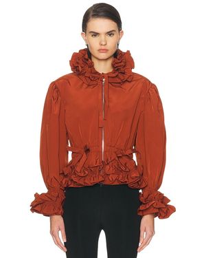 AKNVAS Lovise Ruffle Jacket - Red