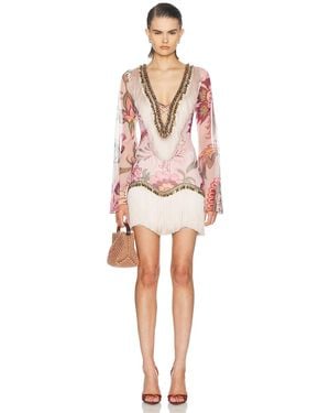 PATBO Boho Short Dress - Pink