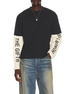 Honor The Gift Honor Double Sleeve Tee - Black