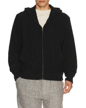 Isa Boulder Node Zip-Up Jacket - Black