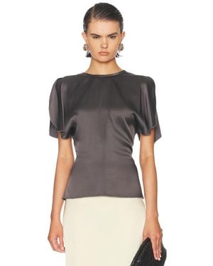 Victoria Beckham Bela Top - Gray