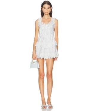 LoveShackFancy Zayan Dress - White