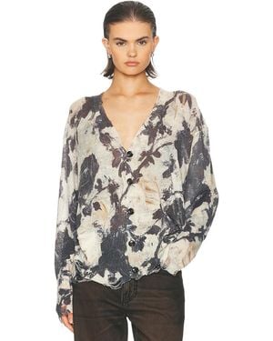 R13 Boyfriend Cardigan - Gray