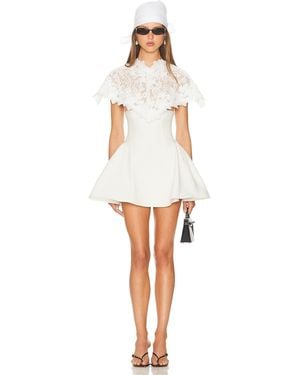 Helsa The Mademoiselle Mini Dress - White