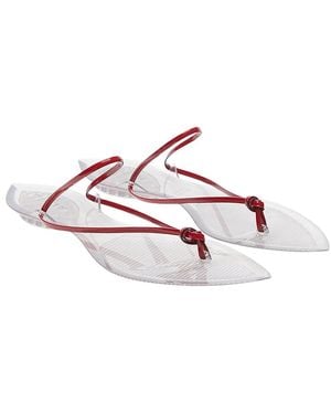 Alaïa Invisible Jelly Thong Sandal - Multicolor
