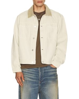 FRAME Canvas Utility Jacket - Natural