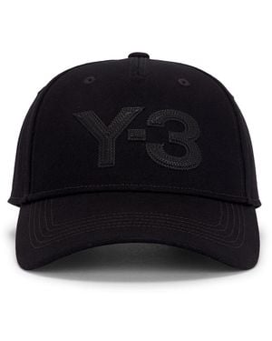 Y-3 Logo Cap - Black