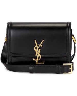 Saint Laurent Small Solferino Satchel Bag - Black