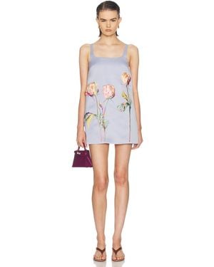 LEO LIN Mila Embroidered Mini Dress - White