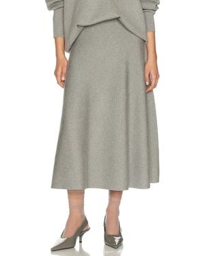 Helsa Xanthe Knit Skirt - Gray