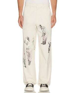 Students Golf Francis Work Pants - Natural