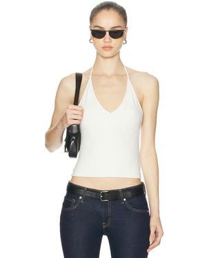 GRLFRND Halter Tank - White