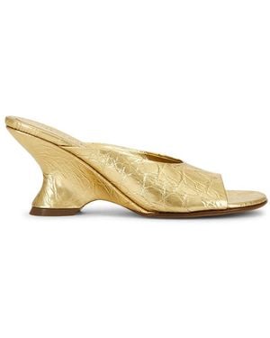 Dries Van Noten Mule Sandal - Metallic