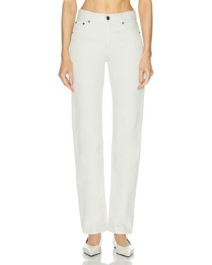 Haikure Cleo Slim Straight Jeans - White
