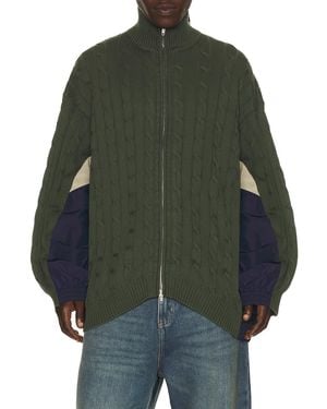 Balenciaga Hybrid Jacket - Green