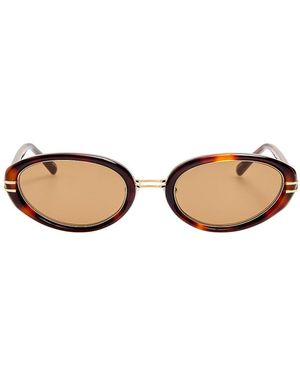 The Attico Oval Sunglasses - Multicolor