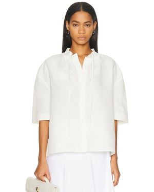 Jil Sander Short Sleeve Blouse - White