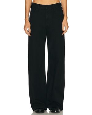 Enza Costa Relaxed Straight Leg - Black