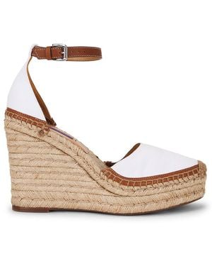 Ralph Lauren Parson Espadrille Wedge - White