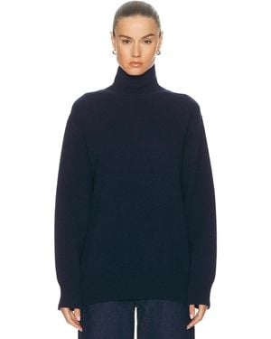 AMIYA Luna Turtleneck Sweater - Blue