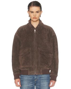 Citizens of Humanity Vivienne Suede Jacket - Brown