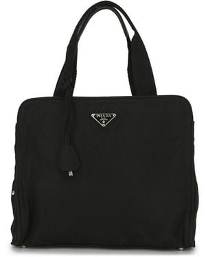 Prada Tessuto Handbag - Black